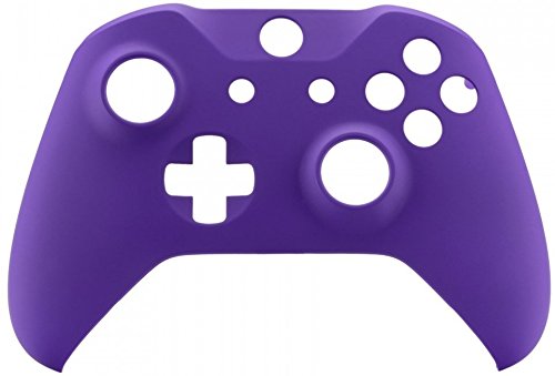 eXtremeRate Purple Soft Touch Front Housing Shell Case for Xbox One S/X Controller, Comfortable Replacement Kit Faceplate Cover for Xbox One Wireless Controller Model 1708 - color: Purple