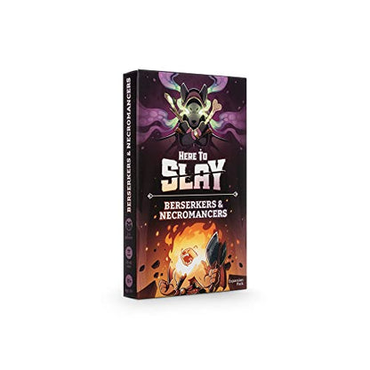 Unstable Games - Berserker & Necromancer Expansion Pack - Designed to be added to your Here to Slay Base Game - Great for Family Game Night - style: Here to Slay: Berserkers & Necromancers Expansion