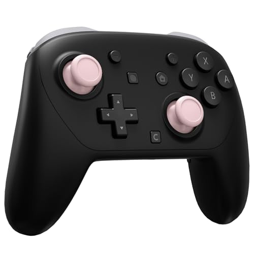 eXtremeRate Replacement 3D Joystick for Nintendo Switch 2 Pro Controller, Left Right Analog Stick Thumbsticks with Screwdriver Tools for Switch 2 Pro, Multi-Colors Options - Cherry Blossoms Pink - color: Cherry Blossoms Pink