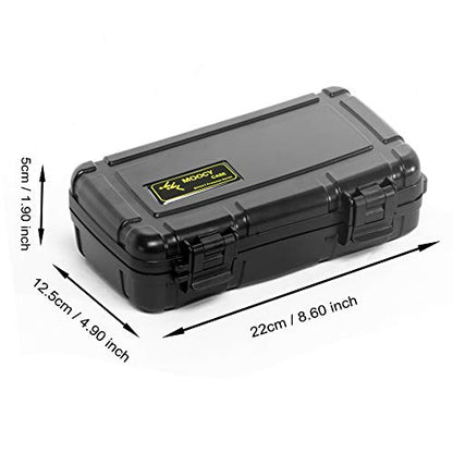 8" Small Hard Case with Pluck Foam Insert, 8.6 x 4.9 x 1.9 Inch - Protective Waterproof Plastic Tiny Box for Storage Medical item, Micro Tools - Lockable, Portable for Travel - size: Inner 7.8‘’ x 3.9‘’ x 1.5‘’