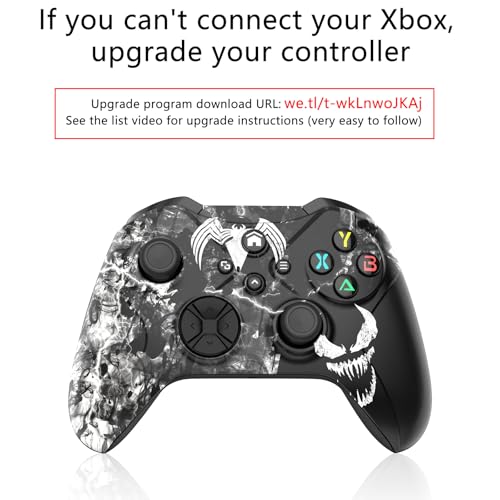 Gamrombo Wireless Controlle for Xbox Controller | Compatible with Xbox One,Xbox Series X/S, PC with Turbo/Macro Function, 3.5mm Headphone Jack - color: Black