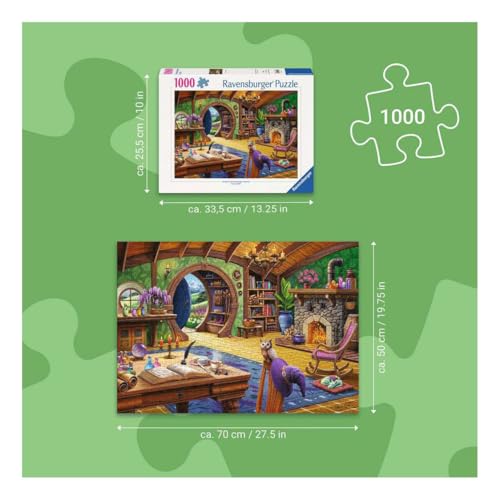Ravensburger Charmed Cottage 1000 Piece Puzzle for Adults