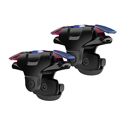 GOFOYO CK3 Mobile Triggers,Mobile Game Controller, Game Trigger for PUBG/Fortnite/Call of Duty,Shooter Sensitive Controller Joysticks Aim & Fire Trigger for iPhone and Android Phone(1 Pair) - color: CK3
