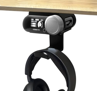 Under Desk Headphone Hanger Stand for SteelSeries Arctis Nova Pro Wireless Base Station with Dock–Arctis Pro Wireless NOVA Headphone Hanger Stand