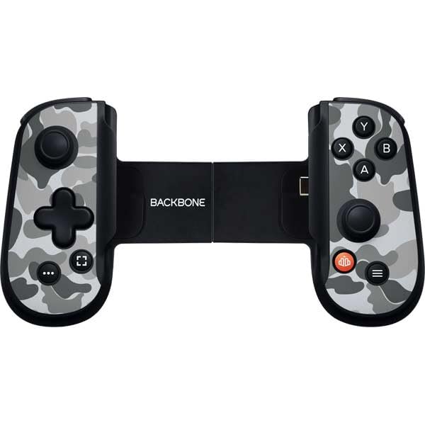 Skinit Decal Gaming Skin Compatible with Backbone One for iPhone Game Controller - Grey Street Camo Design - color: Grey - CAMBPE02