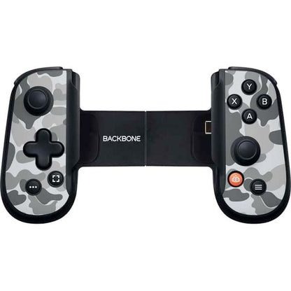Skinit Decal Gaming Skin Compatible with Backbone One for iPhone Game Controller - Grey Street Camo Design - color: Grey - CAMBPE02