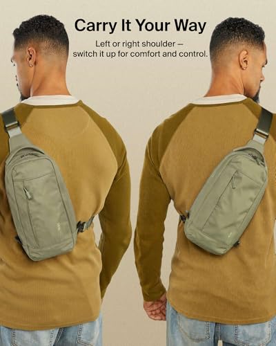 Belkin Nintendo Switch 2 Carrying Case, Sling Crossbody Travel Bag, Fits Up to 2 Pro Controllers with 10 Game Cartridge Slots, Soft Interior & Lightweight Protective Gaming Pouch, Switch 2 Accessories - color: Olive
