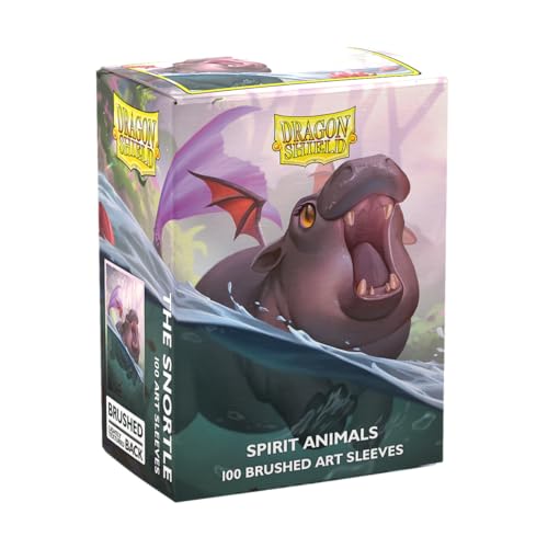 Dragon Shield | Brushed Art Sleeves | The Snortle | 100 CT - Smooth & Tough Premium TCG Sleeves | Compatible with Pokemon, Flesh & Blood, One Piece & Magic the Gathering - color: Spirit Animals: the Snortle