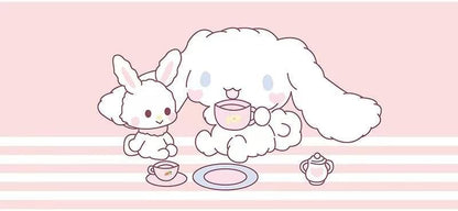 Kawaii Girly Cute Gaming Mouse Pads, Long Extended Desk Mat, Extra Large Girl Anime Mousepad Keyboard Pads for Work Game Office Home (cinnamll) - color: Cinnamll