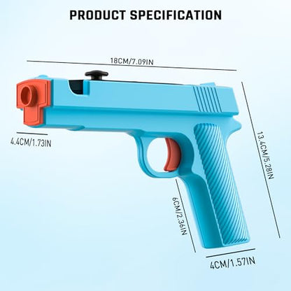GLDRAM Switch 2 Shooting Game Grip Controller, Replacement Joycon Hand Grips Accessories Compatible with Nintendo Switch 2 Shooter Huntering Games, 2 Pack - Blue & Orange