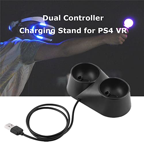 Controller Charger Station for VR, Dual Charger Dock Charging Station Stand, for VR Remote Controllers