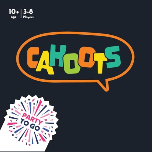 Gamewright - Party to Go - Cahoots 협동 힌트 앤 싱크 카드 게임