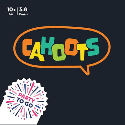 Gamewright - Party to Go - Cahoots 협동 힌트 앤 싱크 카드 게임