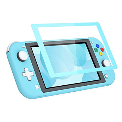 eXtremeRate Heaven Blue DIY Replacement Shell for Nintendo Switch Lite, NSL Handheld Controller Housing with Screen Protector, Custom Case Cover for Nintendo Switch Lite [Console NOT Included] - color: Heaven Blue