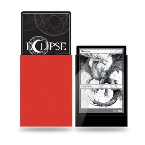 Ultra Pro E-15604 Eclipse Gloss Standard Sleeves (100 Pack) -Apple Red - color: Apple Red