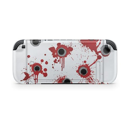 Gaming Skin Compatible with Nintendo Switch 2 Console Only - Bullet Holes - Premium 3M Vinyl Protective Wrap Decal Cover - Easy to Apply | Crafted in The USA by MightySkins - color: Bullet Holes, size: Switch 2 Console Skin Only, style: Matte Finish
