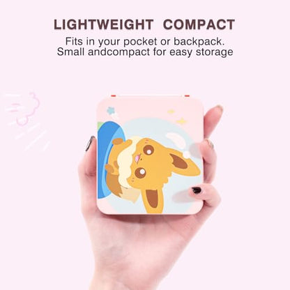 DLseego Cute Fox Game Case For Switch Lite / Switch / Switch OLED, 12 Slots Game Cards Holder and 12 Micro SD Card Slots, Portable Game Card Storage Cartridge Box - color: F Pink