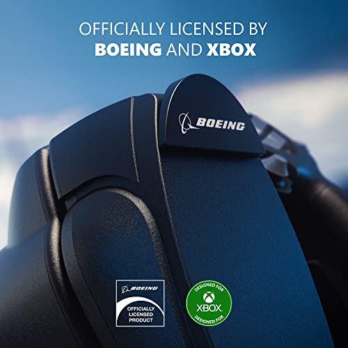 Thrustmaster TCA Yoke Boeing Edition Flight Sim Controller - XBOX & PC | 787 Dreamliner 1:1 replica, pendular motion, 8.3-in travel, all-metal build, 18 action buttons, adjustable spring tension - style: Yoke