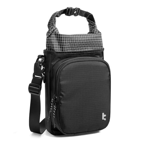 tomtoc Sling Travel Bag for Steam Deck, ROG Xbox Ally X, Switch 2 with Case | Crossbody Pouch for Gaming Handheld with Slim Case, PS Portal Case Bag, Roll-top Bag for Controller, Charger, Accessories