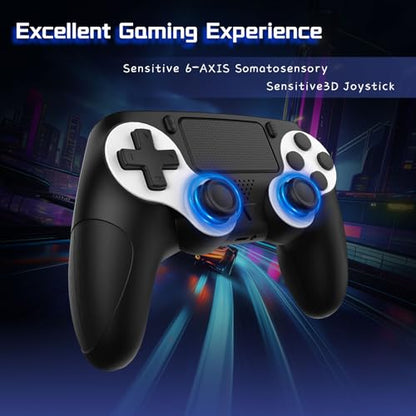 DEFNDR Wireless Controller for PS5, Compatible with PS5 Pro/Slim/PC, with Dual Vibration, 3.5mm Audio Jack, 6-Axis Motion Control Gamepad with Speaker