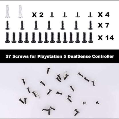8 Pack Replacement Thumbsticks for DualSense PS5 Controller, Custom Analog Thumb Stick Joystick Grip Replacement for PlayStation 5 Controller, for PS4 All Model Controller - size: Black
