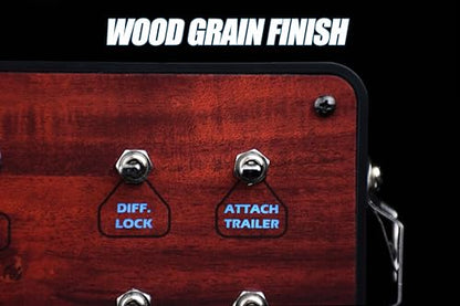Sim-Panel Classic 2 Button Box for ATS/ETS2 (American Truck Simulator/Euro Truck Simulator) (Premium Woodgrain Finish with CB Communications) - style: Premium Woodgrain Finish With CB Communications