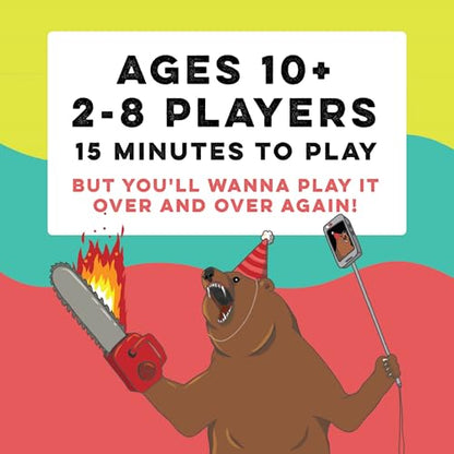 That Escalated Quickly by Exploding Kittens, 2-8 Players - Ages 10+ - 15 Minutes to Play - Hilarious Cooperative Card Game for Family Game Night, Party, Adult and Teen | Work together to put absurd things in the right order! A clever cooperative card game
