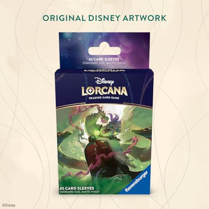 Ravensburger Disney Lorcana TCG: Archazia's Island Card Sleeves Featuring Ursula - Deceiver of All | 65 Protective Sleeves for TCG Decks | Ages 8+