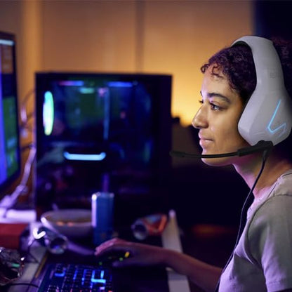 Orzly Gaming Headset (White) for PC and Gaming Consoles PS5, PS4, Xbox Series X | S, Xbox ONE, Nintendo Switch & Google Stadia Stereo Sound with Noise Cancelling mic - Hornet RXH-20 Siberia Edition - color: White