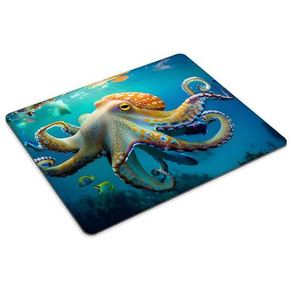 Square Mouse Pad Jellyfish,Gaming Mouse Pads for Desk,Soft Computer Waterproof Non-Slip Mouse Mat - color: Jellyfish