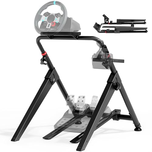 ARES WING Foldable Sim Racing Wheel Stand & Formula GT Cockpit | Compatible with Fanatec, Thrustmaster, Logitech, Moza, and Racing Games for PS5, PS4, Xbox & PC - size: Stand