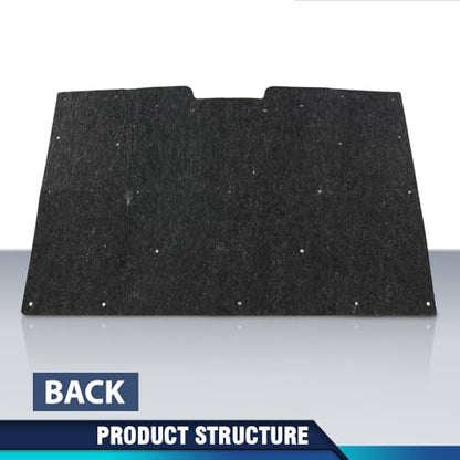 PIT66 Hood Insulation Pad Compatible with Chevy GMC Pickup Truck Jimmy Suburban 1981-1987 - style: 1981-1987 Chevy/GMC
