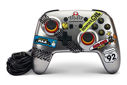 PowerA Enhanced Nintendo Switch and Switch 2 Wired Controller - Mario Kart, Gamepad, game controller, wired controller, officially licensed - color: Mario Kart