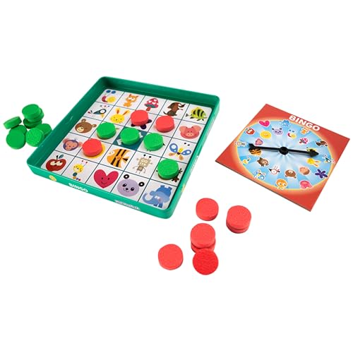 PlayMonster Take N Play Anywhere Bingo - Magnetic Pieces in Magnetic Travel Friendly Tin for Fun on the Go- For Ages 4+ - style: Bingo