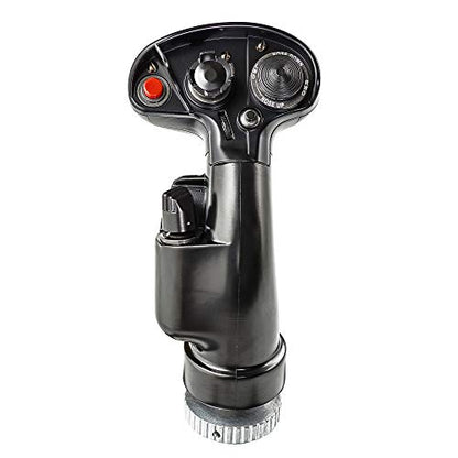 Thrustmaster F/A-18C Hornet Fighter Grip Add-On Flight Stick - PC | 1:1 replica, industrial metal build, 19 action buttons, 2-stage trigger, 8-way hat, fits HOTAS Warthog and Cougar bases - style: F/A 18 Grip Add On