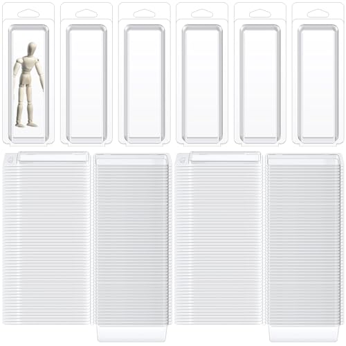 Wesiti Plastic Blister Clamshell Protective Case Action Figure Display Protective Case for Action Figure Pet Protector Prevent Scratches(100 Pcs)