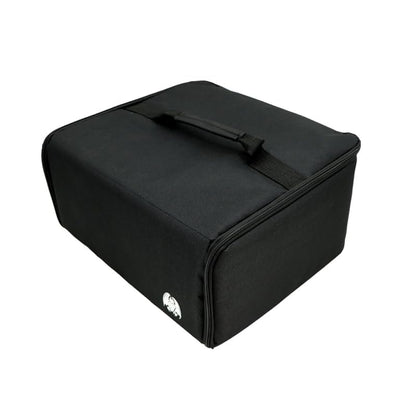 Miniature Storage Case - 18 Foam Slot and Large Pick and Pluck Foam Tray - Miniatures Carrying Cases with Handle - Mini Box for up to 50mm Bases - Model Hobby - Grinning Gargoyle