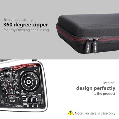 LTGEM DJ Controller Case for Hercules DJControl Inpulse 200 / DJControl Inpulse 200 MK2 - Hard Storage Travel Protective Carrying Bag (Case Only) - size: Hercules Inpulse 200