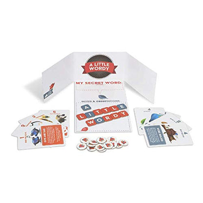 Exploding Kittens A Little Wordy, 2 Players, Age 10+ Letter Tile Game | Make a secret word, decode your opponent's clues, and outthink them in a clever 15-minute game made for two.
