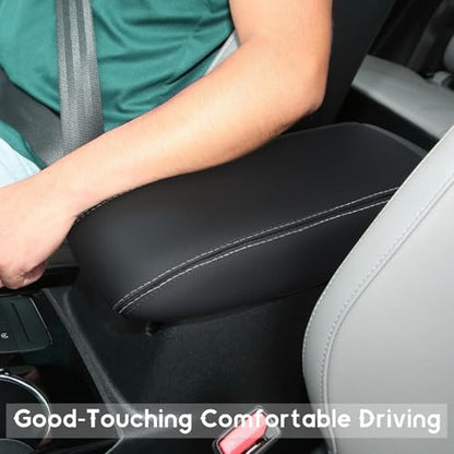 ramuel Center Console Armrest Cover for Ford Escape 2020-2025 | Anti-Scratch ，Non-Slip ，PU Leather ，Easy Install - size: for Escape 4th Gen