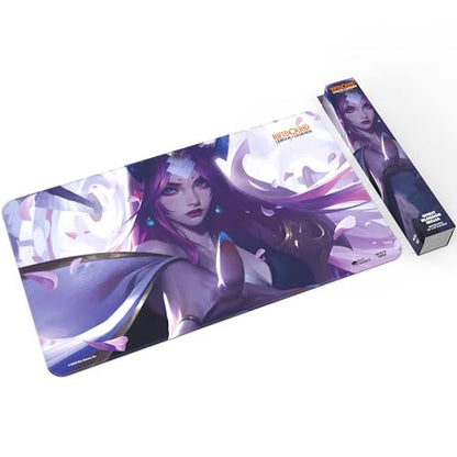 Riftbound: League of Legends - Playmat: Irelia -TCG Spiritforged Spirit Blossom, 24x14, Neoprene, Character Art, Tabletop Trading Card Game Accessory - style: Irelia