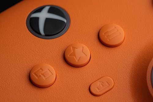 8Bitdo Ultimate C Hall Effect Joysticks/Hall Trigger Wired Controller with RGB Lighting Fire Ring, 3.5mm Audio Jack for Xbox Series X|S, Xbox One, Windows 10/11 - Officially Licensed (Orange) - color: Orange