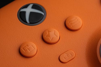 8Bitdo Ultimate C Hall Effect Joysticks/Hall Trigger Wired Controller with RGB Lighting Fire Ring, 3.5mm Audio Jack for Xbox Series X|S, Xbox One, Windows 10/11 - Officially Licensed (Orange) - color: Orange