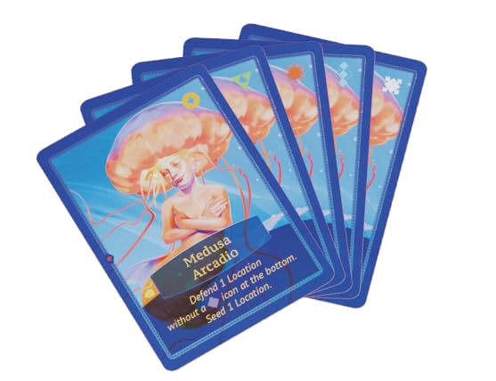 Arcane Wonders Aquatica Coral Reef Expansion Board Card Game - New Underwater Creatures Encounters - 1 to 5 Players Ages 14+ 60 Minutes - Enhance Your Aquatica Experience | New Underwater Creatures Encounters, 1 to 4 Players Ages 12+ 60 Minutes, Enhance Y