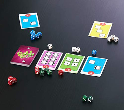 Roll for It! Purple Edition, Fast Dice Rolling Card Game, 2-4 Players | Race to 40 Points, 15 to 20 Minute Gameplay, Combine with Red Edition for up to 8 Players, For Friends and Family Ages 8+ - color: Purple