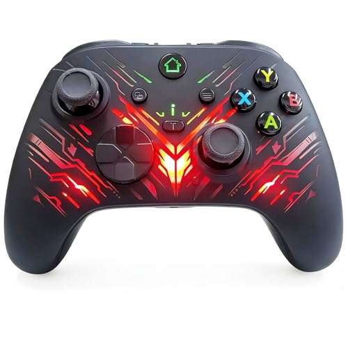 SWVOE X box 1 Controller, Gaming Remote for all series of X-box One Host and PC Win10+ with Programming Buttons, Turbo, LED Light, Firmware Upgrade Required From Third Party