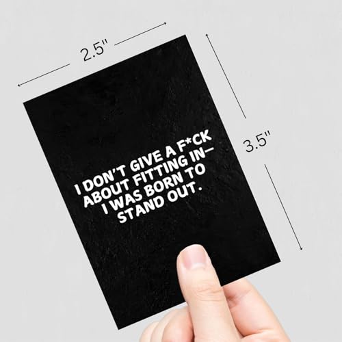 Isaac Liev Affirmations for Not Giving a F*ck - 50 Bold Daily Motivation Cards for Confidence, Boundaries & Unapologetic Self-Love - Adult Sweary Quotes - style: Not Giving a F Affirmation