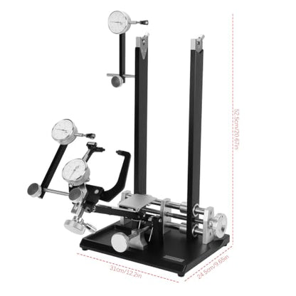 Bicycle Wheel Truing Stand with Precision Dial Indicators Bike Alignment Frame