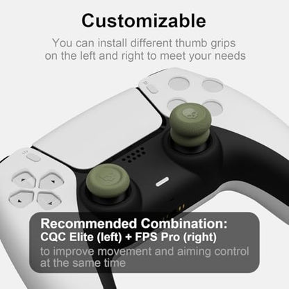 Skull & Co. Skin, CQC and FPS Thumb Grip Set Joystick Cap Analog Stick Cap for Nintendo Switch Pro Controller & PS4 / Slim/Pro Controller- Neon Yellow, 3Pairs(6pcs) - color: Neon Yellow, size: Concave-6pcs