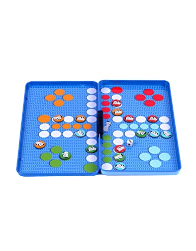 Magnetic Travel Ludo Game - Car Games , Airplane Games and Quiet Games - color: Ludo